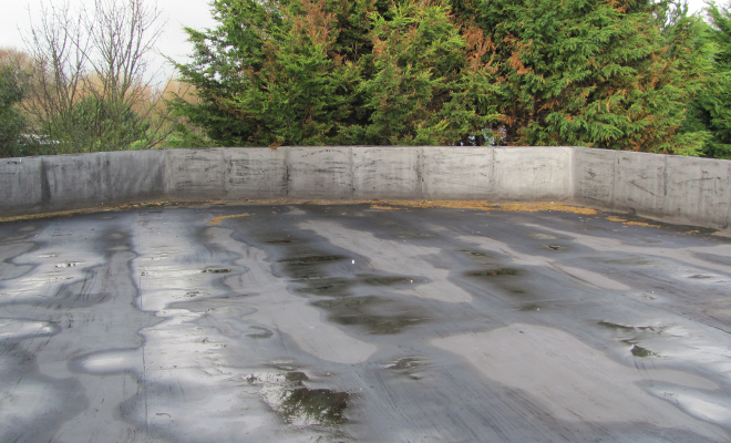 Roofing in disrepair