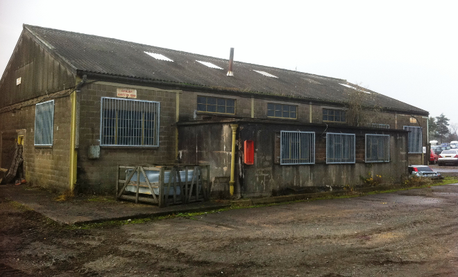 Existing Storage Unit on Site 