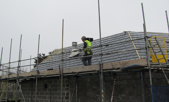 Block work and roofing nearing completion