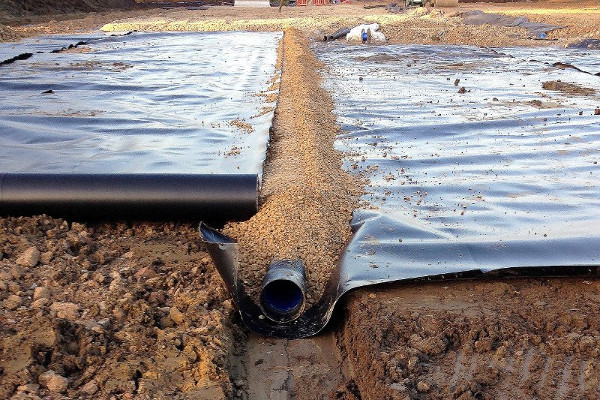 Membrane and Drain Pipe